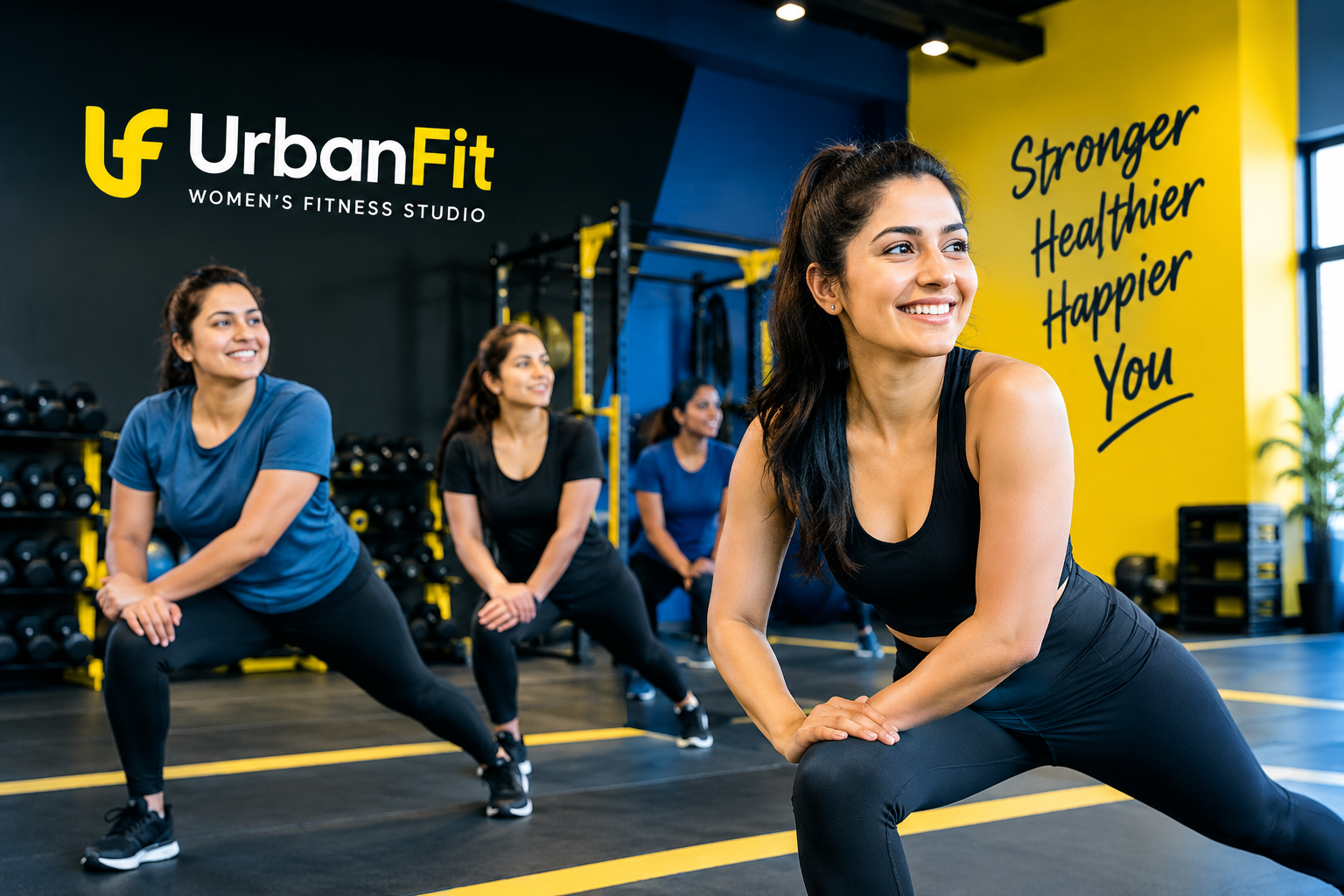 UrbanFit studio class in session